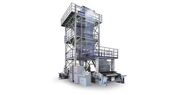 Ротационная машина для выдувания трехслойной пленки ABC