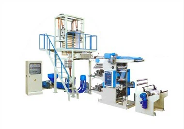 Машина для флексографской печати с выдуванием пленки